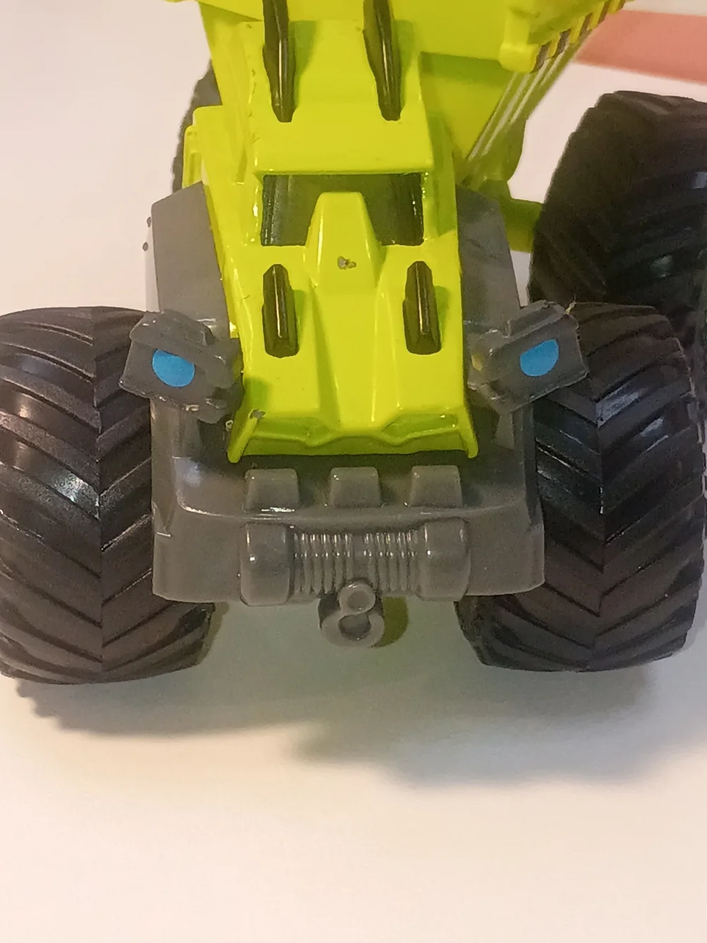 Spin Master Monster Monster Jam Lime Green Dirt Squad Dump Truck Axle 1/64